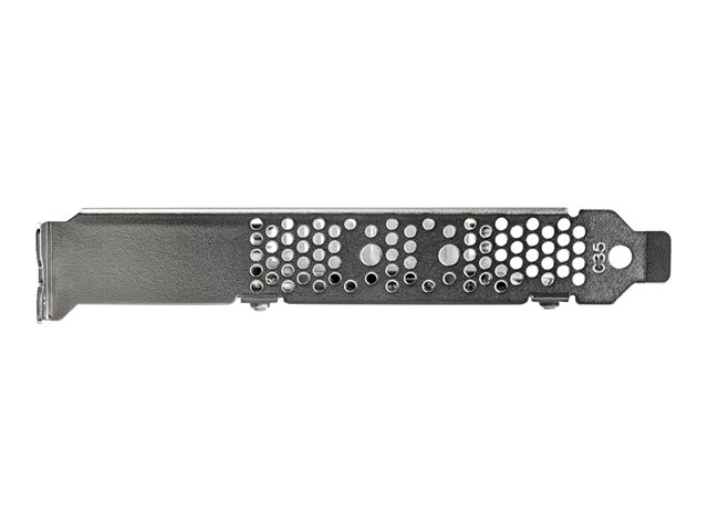 StarTech.com Dual M.2 PCIe SSD Adapter Card, x8 / x16 Dual NVMe or AHCI M.2 SSD to PCI Express 3.0, M.2 NGFF PCIe (M-Key) Compatible, Vented, Supports 2242, 2260, 2280, JBOD, Mac & PC - Full/Low-Profile Brackets (PEX8M2E2) - Interface adapter - M.2 - Expansion Slot to M.2 - M.2 Card - low profile - PCIe 3.0 x8 - red - TAA Compliant