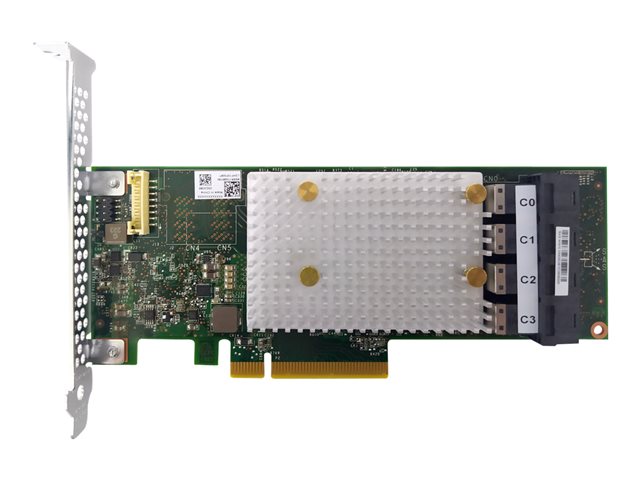 Lenovo ThinkSystem 9350-16i - Storage controller (RAID) - 16 Channel - SATA / SAS 12Gb/s - low profile - RAID RAID 0, 1, 5, 6, 10, 50, JBOD - PCIe 3.0 x8 - for ThinkSystem SR630 V2 7Z70, 7Z71, SR650 V2 7D15, 7Z72, 7Z73, ST250 V2 7D8F