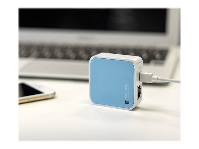 300Mbps Wireless N Mini Pocket AP Router, Qualcomm, 2T2R, 2.4GHz, 802.11n/g/b, 1 Ethernet Port, 1 Micro USB port, Internal Antenna, Outside AC adapter
