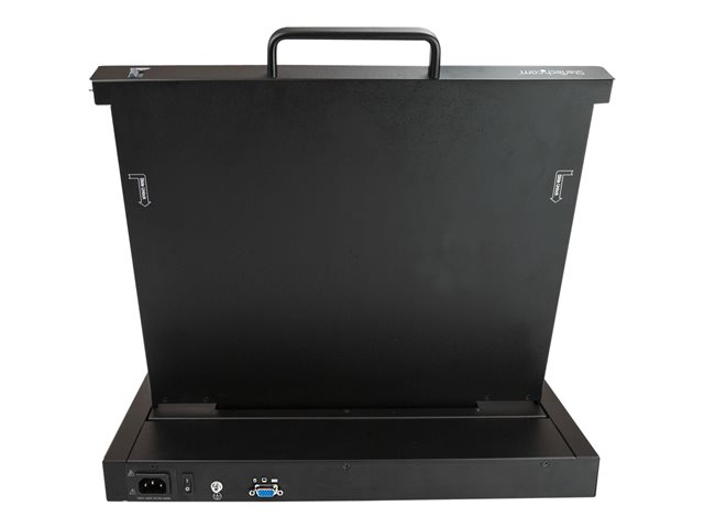 StarTech.com Rackmount KVM Console, Single Port VGA KVM with 17\" LCD Monitor for Server Rack, Fully Featured Universal 1U LCD KVM Drawer with Cables & Hardware, USB Support, 50,000 MTBF - LCD KVM Concole Drawer (RKCONS1701) - KVM console with KVM switch - 1 ports - USB - 17\" - rack-mountable - 1280 x 1024 @ 60 Hz - 250 cd/m² - 1000:1 - 5 ms - VGA - black - 1U