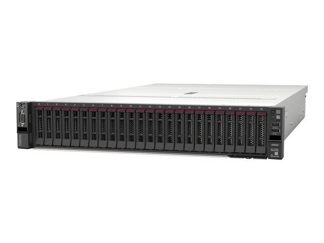 Lenovo ThinkSystem SR665 7D2V - Server - rack-mountable 2U - 2-way - 1 x EPYC 7203 / up to 3.4 GHz - RAM 32 GB - SAS - hot-swap 2.5\" bay(s) - no HDD - Matrox G200 - no OS - monitor: none