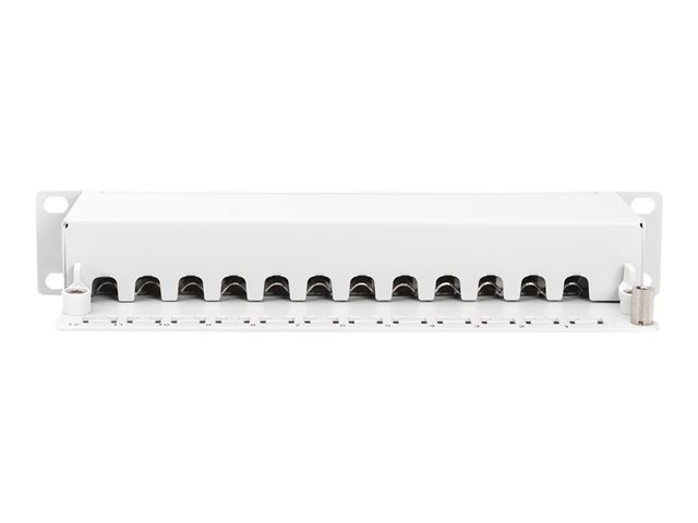 CAT 6 CLASS E PATCH PANEL SHIELDED 12