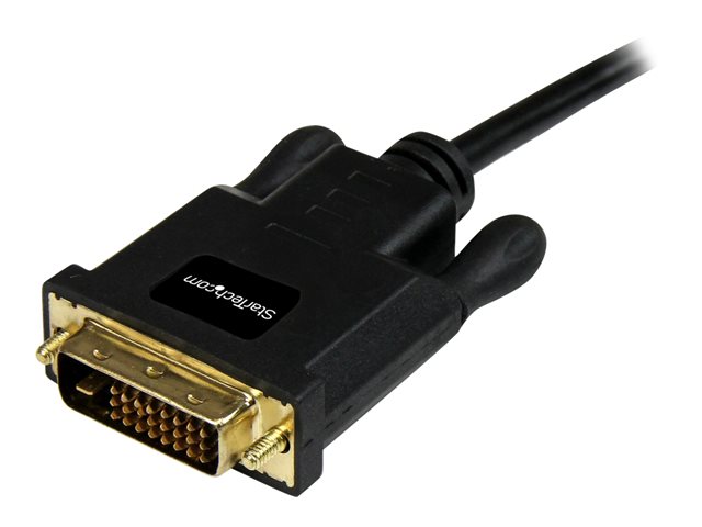 StarTech.com 6ft Mini DisplayPort to DVI Cable - M/M - mDP Cable for Your DVI Monitor / TV - Windows & Mac Compatible (MDP2DVIMM6B) - DisplayPort cable - Mini DisplayPort (M) to DVI-D (M) - 1.82 m - black