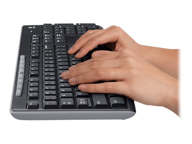 Logitech MK270 Wireless Combo - Keyboard and mouse set - wireless - 2.4 GHz - Belgium