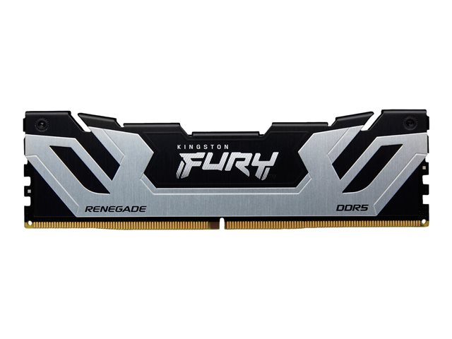 Kingston FURY Renegade - DDR5 - module - 24 GB - DIMM 288-pin - 4200 MHz / PC5-67200 - CL40 - 1.45 V - unbuffered - on-die ECC - black & silver
