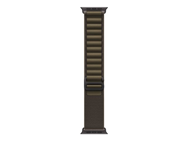 49mm Dark Olive Alpine Loop - Small - Black Titanium Finish