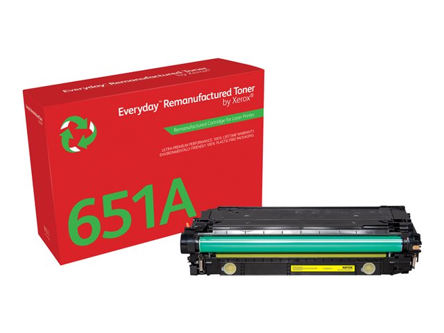 Everyday - Yellow - compatible - toner cartridge (alternative for: HP 307A, HP 650A, HP 651A) - for HP Color LaserJet Enterprise CP5525, M750, MFP M775, Color LaserJet Professional CP5225