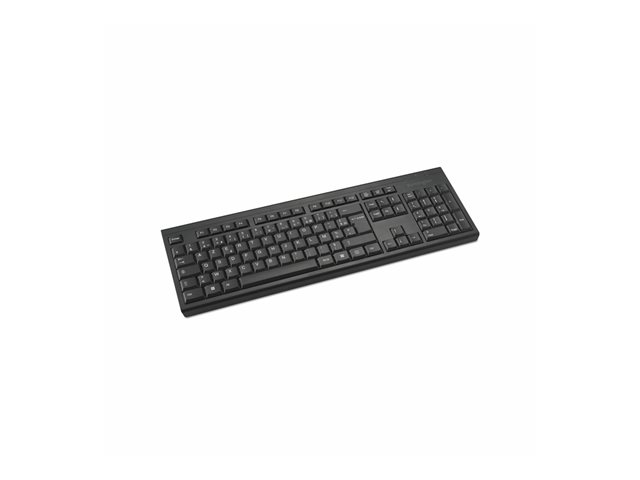 Kensington KB150 EQ - Keyboard - full size - wireless - 2.4 GHz - AZERTY - French - retail - FSC cardboard