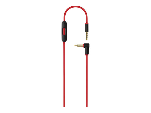 Beats Remote Talk - Headphones cable - 4-pole mini jack male angled to 4-pole mini jack male - built-in microphone