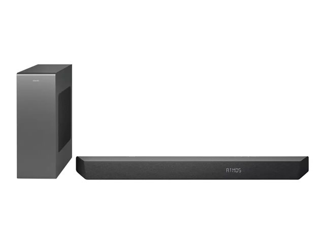 Philips TAB8507B - Sound bar system - for home theatre - 3.1-channel - wireless - Wi-Fi, Bluetooth - App-controlled - 300 Watt (Total) - anthracite