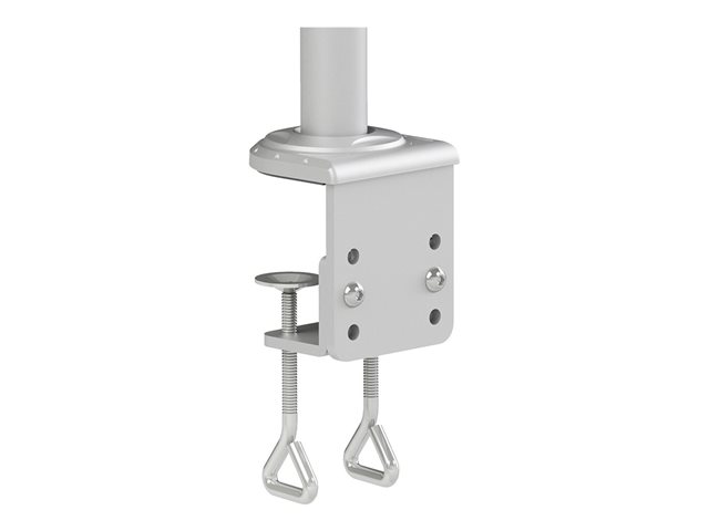 Neomounts FPMA-D935D - Mounting kit - full-motion - for 2 LCD displays - silver - screen size: 10\"-27\" - clamp mountable, desk-mountable
