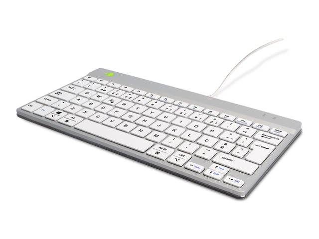Ergonomic KB Comp QWERTY(PT) wired white