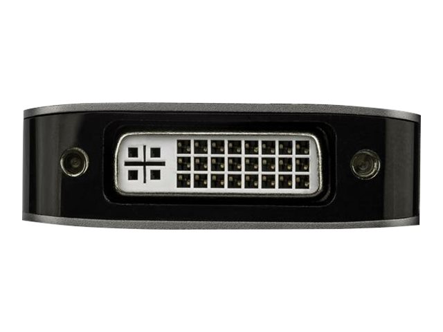 StarTech.com USB 3.1 Type-C to Dual Link DVI-I Adapter - Digital Only - 2560 x 1600 - Active USB-C to DVI Video Adapter Converter (CDP2DVIDP) - Adapter - dual link - 24 pin USB-C (M) to DVI-I (F) - USB 3.1 - 15.2 cm - active - space grey - for P/N: TB4CDOCK