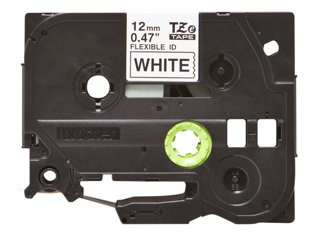 Brother TZe-FX231 - Self-adhesive - black on white - Roll (1.2 cm x 8 m) 1 cassette(s) laminated tape - for P-Touch PT-E310, E550, P900, P-Touch Cube PT-P910, P-Touch Cube Pro PT-P910