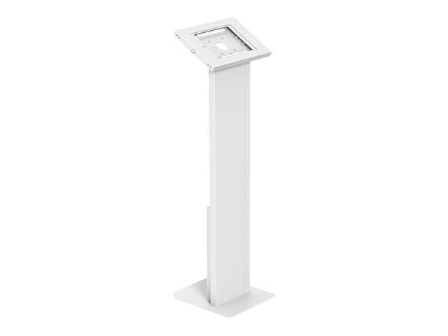 Neomounts FL15-750WH1 - Stand - for tablet - lockable - white - screen size: 9.7\", 10.1\", 10.2\", 10.4\", 10.5\", 10.9\", 11\" - floor mountable - for Apple 10.2-inch iPad, 10.5-inch iPad Air (3rd generation), 10.5-inch iPad Pro, 10.9-inch iPad Air (4th generation), 11-inch iPad Pro (3rd generation), 9.7-inch iPad (5th generation, 6th generation), 9.7-inch iPad Pro, iPad Air, iPad Air 2, Samsung Galaxy Tab A (10.1 in), Tab A7, Tab S6