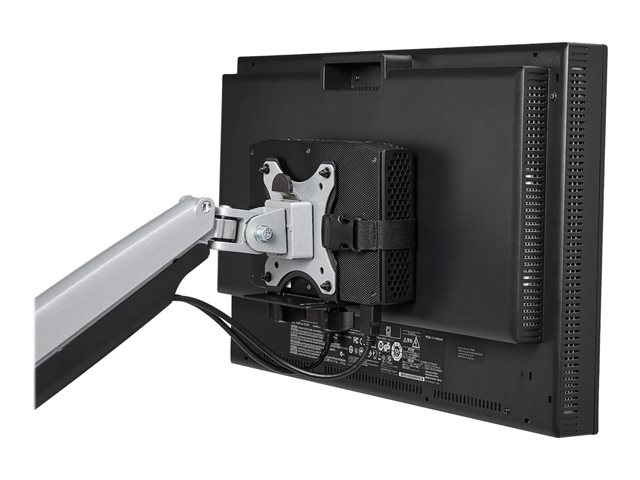 StarTech.com Thin Client Mount - Mini PC VESA Mount - Adjustable .7 to 2.8\" - Under Desk Computer Mount - Mac Mini Monitor Mount (ACCSMNT) - Mounting component (pole mount, strap, VESA mount bracket) - for thin client - plastic, steel - black - under-the-desk, pole mount, monitor - for P/N: ARMDUALSS, ARMPIVOTE2, ARMUNONB1, DK30C2DAGPD, DK30C2HAGPD, FPPNEUSTND, TB3DK2DPM2