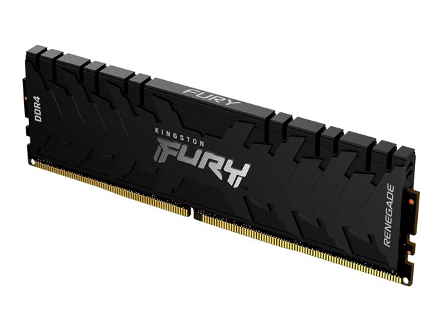 Kingston FURY Renegade RGB - DDR4 - kit - 16 GB: 2 x 8 GB - DIMM 288-pin - 4000 MHz / PC4-32000 - CL19 - 1.35 V - unbuffered - non-ECC - black