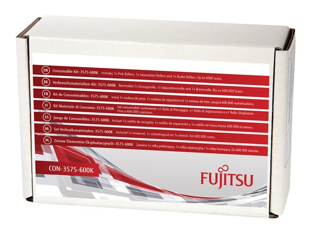 Fujitsu Consumable Kit: 3575-600K - Scanner consumable kit - for fi-6400, 6800