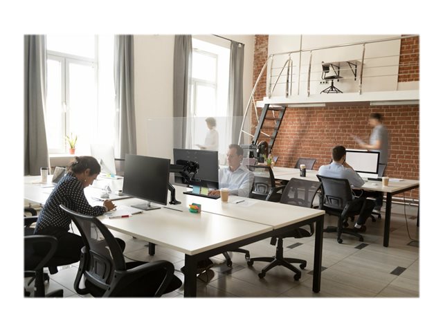 Kensington KGuard - Partition screen - monitor mountable - 120 x 74 cm - clear