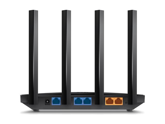 TP-Link Omada ER605W V1 - Wireless router 4-port switch - 1GbE - WAN ports: 3 - Wi-Fi 6 - Dual Band - wall-mountable