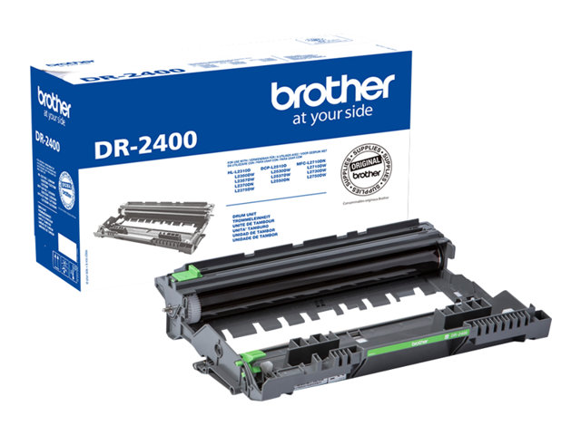 Brother DR2400 - Black - original - drum kit - for Brother DCP-L2510, L2530, L2537, L2550, HL-L2350, L2370, L2375, MFC-L2713, L2730, L2750