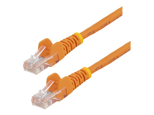 StarTech.com CAT5e Cable - 10 m Orange Ethernet Cable - Snagless - CAT5e Patch Cord - CAT5e UTP Cable - RJ45 Network Cable - Patch cable - RJ-45 (M) to RJ-45 (M) - 10 m - UTP - CAT 5e - stranded, snagless - orange