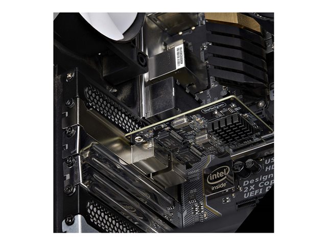 StarTech.com 2-Port Gigabit PCIe Network Adapter Card, TAA Compliant - Network adapter - PCIe - Gigabit Ethernet x 2 - black - TAA Compliant