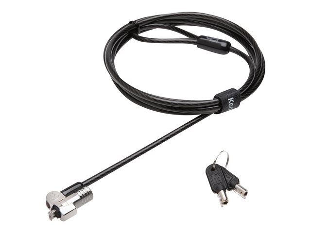 Kensington NanoSaver Keyed Laptop Lock - Master Keyed - Security cable lock - silver - 1.8 m
