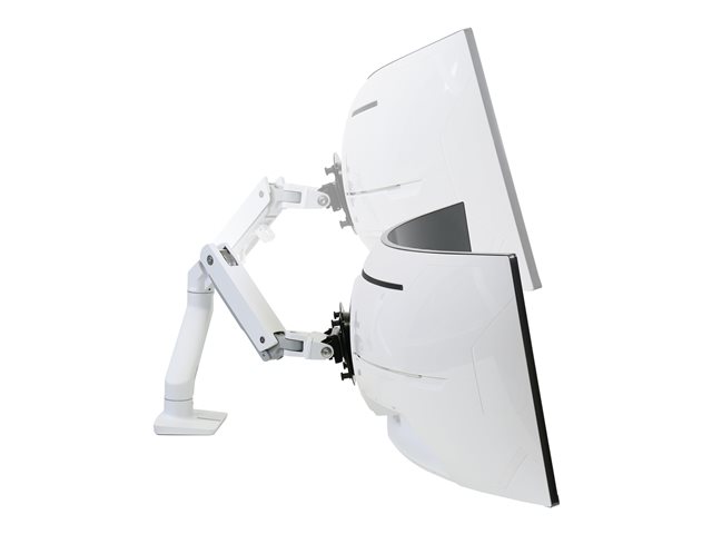 Ergotron HX - Mounting component (pivot) - heavy-duty - for LCD display - white - screen size: up to 49\" - for Ergotron HX Desk Monitor Arm, HX Wall Mount Monitor Arm