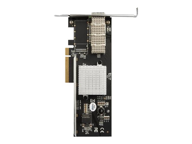 StarTech.com Dual Port 40G QSFP+ Network Card, Intel XL710 Open QSFP+ Converged Adapter, PCIe 40 Gigabit Ethernet Server NIC, 40GbE Fiber Optic LAN Card, Dell PowerEdge HPE ProLiant, 40Gb - Network Interface Card (PEX40GQSFPI) - Network adapter - PCIe 3.0 x8 low profile - 40 Gigabit QSFP+ x 1 - black