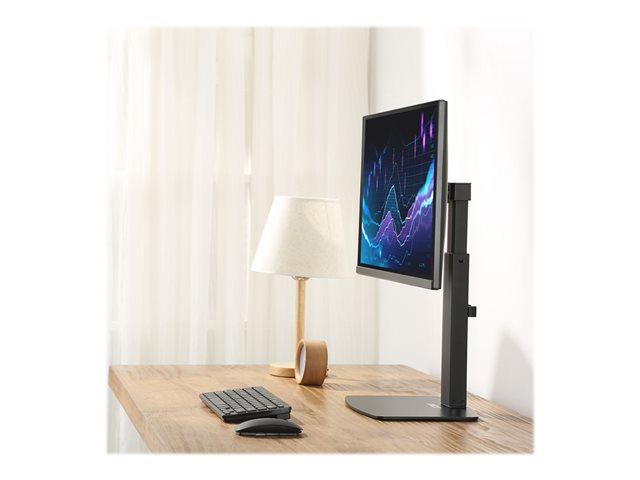 ACT - Stand (bureaustandaard, gasvering, snel ontgrendelingsmechanisme) - instelbare arm - voor plat scherm - plastic, aluminium - schermgrootte: 10\"-32\"