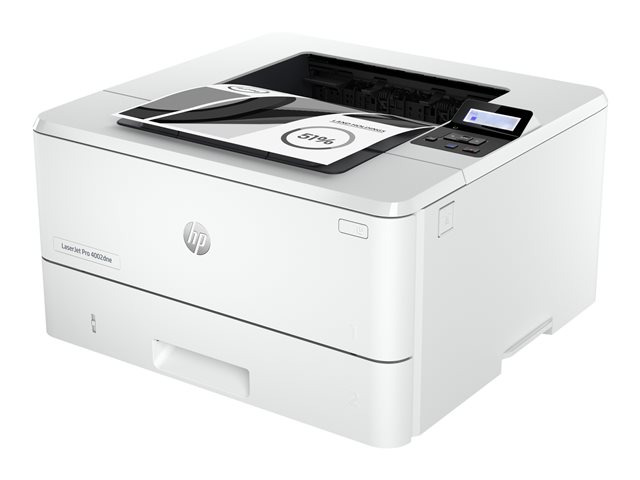 HP LaserJet Pro 4002dne - Printer - B/W - Duplex - laser - A4/Legal - 4800 x 600 dpi - up to 40 ppm - capacity: 350 sheets - USB 2.0, Gigabit LAN - with HP+