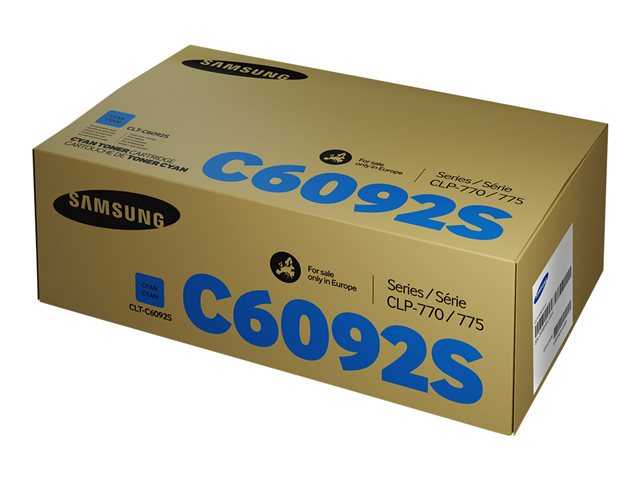 Samsung CLT-C6092S - Cyan - original - toner cartridge (SU082A) - for Samsung CLP-770ND, CLP-770NDK, CLP-770NDKG, CLP-775N, CLP-775ND
