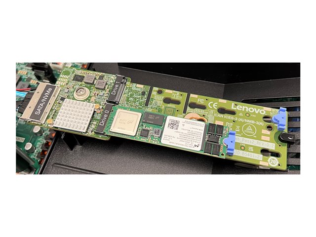Lenovo ThinkSystem B540i-2i - Storage controller (RAID) - 2 Channel - RAID RAID 0, 1, JBOD - PCIe 4.0 x2 - for ThinkSystem SR250 V3, SR630 V3, SR650 V3, ST250 V3