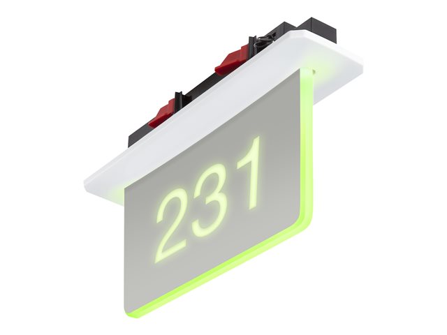 Crestron SSC-100-EL - Without engraving - meeting room availability sign - wired - grey