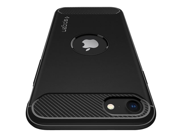 Spigen iPhone SE 2020 case Rugged Armor Matte Black