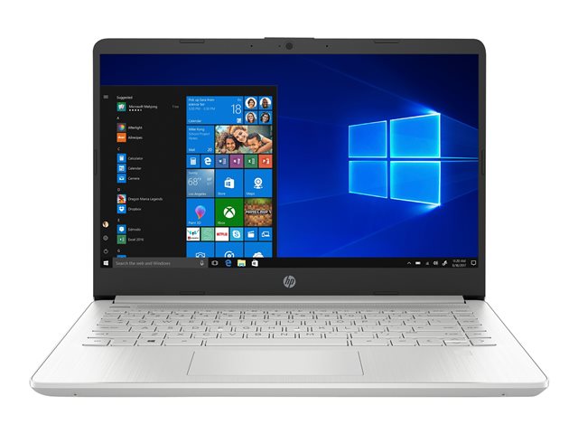 HP 14s-dq1023nb - Core i3 1005G1 / 1.2 GHz - Win 10 Home in S mode - 8 GB RAM - 256 GB SSD NVMe - 14\" IPS 1920 x 1080 (Full HD) - UHD Graphics - Wi-Fi, Bluetooth - natural silver, vertical brushed pattern - kbd: Belgium