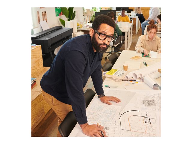 HP DesignJet T850 - 36\" large-format printer - colour - ink-jet - Roll (91.4 cm x 91.4 m) - 2400 x 1200 dpi - up to 0.42 min/page (mono) / up to 0.42 min/page (colour) - capacity: 1 roll - Gigabit LAN, Wi-Fi - cutter