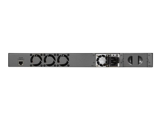 NETGEAR M4300-28G - Switch - L3 - Beheerd - 2 x 10/100/1000/10000 + 2 x 10 Gigabit SFP+ + 24 x 10/100/1000 - luchtstroom van voorkant naar achterkant - rack-uitvoering