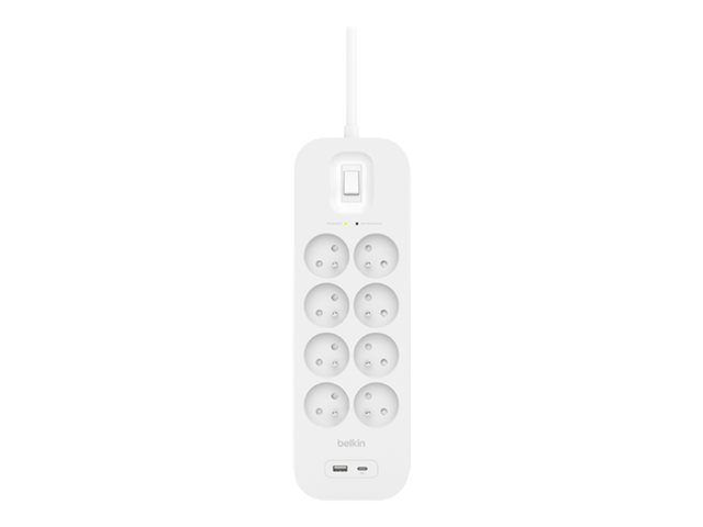 Surge Protection with USB C 8 Outlet
