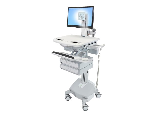 STYLEVIEW CART WITH LCD PIVOT LIFE POWER