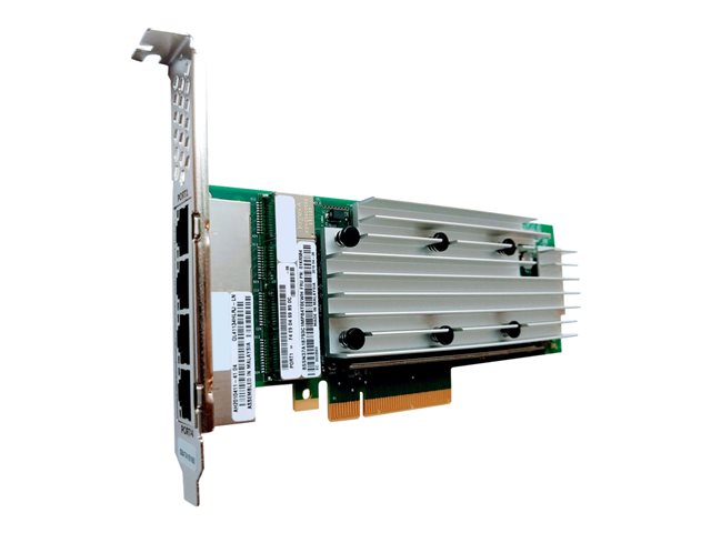 Lenovo ThinkSystem QL41134 - Network adapter - PCIe 3.0 x8 - Gigabit Ethernet / 10Gb Ethernet x 4 - for ThinkAgile MX3330-F Appliance, MX3330-H Appliance, MX3331-F Certified Node
