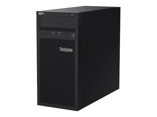 Lenovo ThinkSystem ST50 7Y48 - Server - tower 4U - 1-way - 1 x Xeon E-2224G / up to 4.7 GHz - RAM 8 GB - HDD 2 x 1 TB - DVD-Writer - UHD Graphics P630 - Gigabit Ethernet - no OS - monitor: none