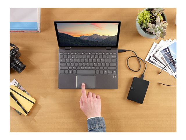 Seagate Expansion STKM4000400 - Hard drive - 4 TB - external (portable) - USB 3.0 - black - with Seagate Rescue Data Recovery