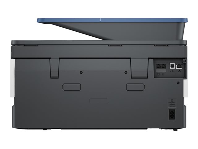HP Officejet Pro 9125e All-in-One - Multifunction printer - colour - ink-jet - Legal (216 x 356 mm) (original) - A4/Legal (media) - up to 21 ppm (copying) - up to 22 ppm (printing) - 250 sheets - 33.6 Kbps - Wi-Fi(ac), LAN, USB 2.0, USB 2.0 host, Bluetooth - Crater Lake blue