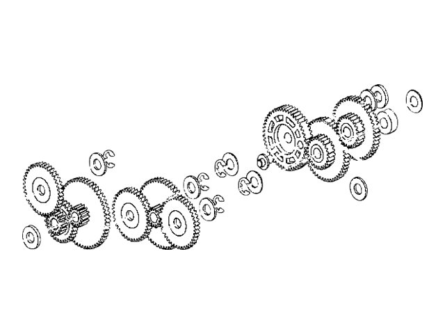 KIT DRIVE GEARS TTP21X0