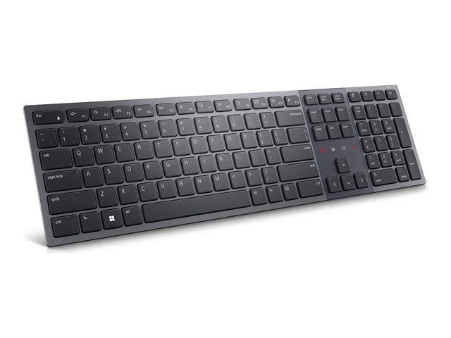 Dell Premier KB900 - Keyboard - collaboration - backlit - wireless - 2.4 GHz, Bluetooth 5.1 - QWERTY - UK - graphite - with 3 years NBD Advance Exchange