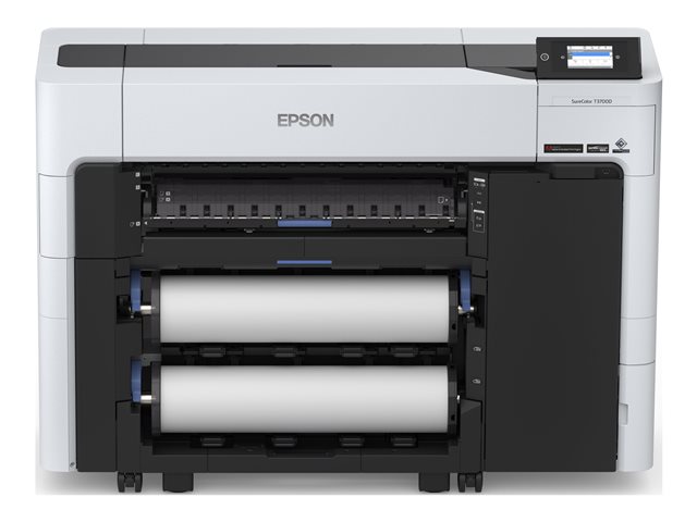 Epson SureColor SC-T3700D - 24\" large-format printer - colour - ink-jet - Roll (61 cm) - 2400 x 1200 dpi - up to 130 sq.m/hour (mono) / up to 130 sq.m/hour (colour) - USB, Wi-Fi, Gigabit LAN - cutter
