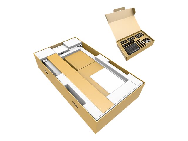 Neomounts FL55-875WH1 - Cart - for flat panel - motorised - lockable - steel - white - screen size: 55\"-100\" - for Neomounts AV1-875BL