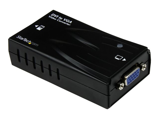 StarTech.com High Resolution Video DVI to VGA Converter - Video converter - DVI - VGA - black - DVI2VGACON - Video converter - DVI - VGA - black